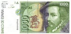 1000 Pesetas 12.10.1992
